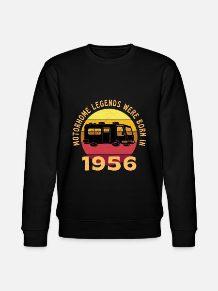 Wohnmobil-Legenden geboren 1956 - Stanley/Stella Unisex Bio-Sweatshirt CHANGER - Schwarz