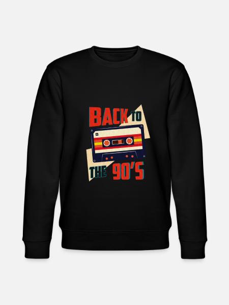 90s 90s - Stanley/Stella CHANGER Unisex Organic Sweatshirt - black
