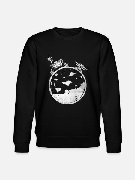 Mars Planet Space Space - Stanley/Stella CHANGER Unisex Organic Sweatshirt - black