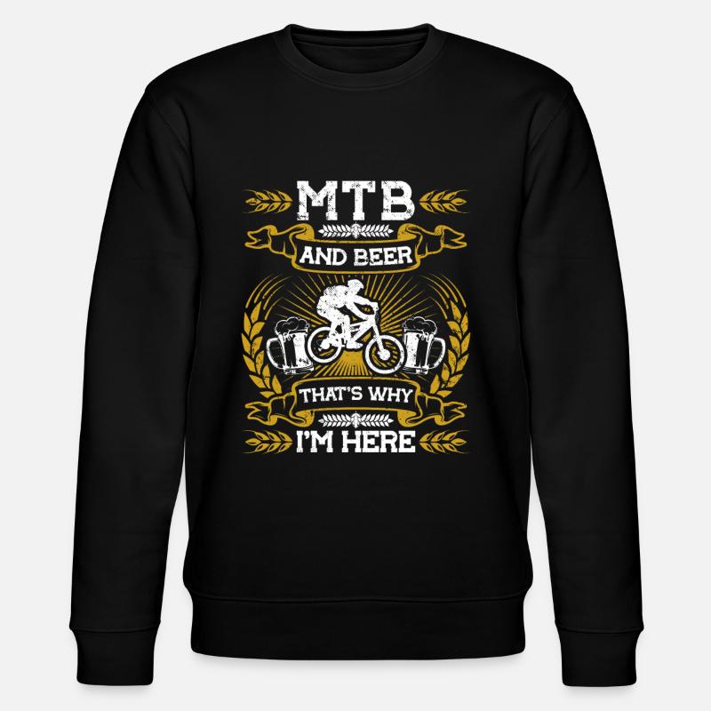 MTB Mountainbike - Stanley/Stella Unisex Bio-Sweatshirt CHANGER  - Schwarz