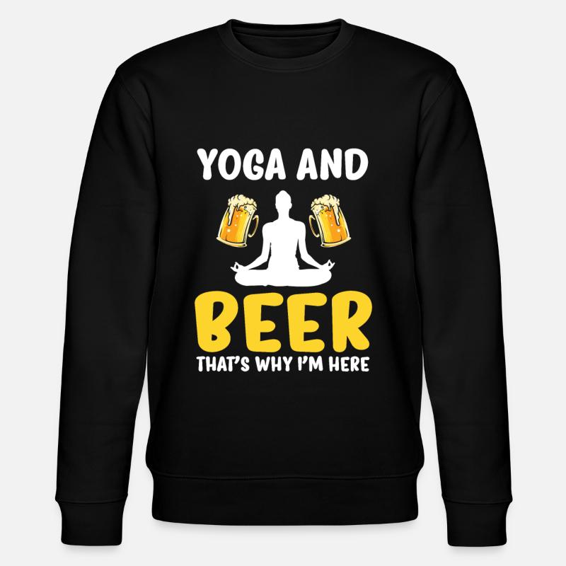 Yoga Yogi - Stanley/Stella Unisex Bio-Sweatshirt CHANGER  - Schwarz