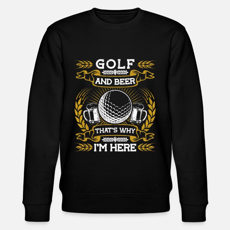 Golfeur Golf golf golf golf - Sweat bio CHANGER Stanley/Stella Unisexe - noir