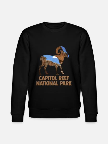 USA America National Park - Stanley/Stella CHANGER Unisex Organic Sweatshirt - black