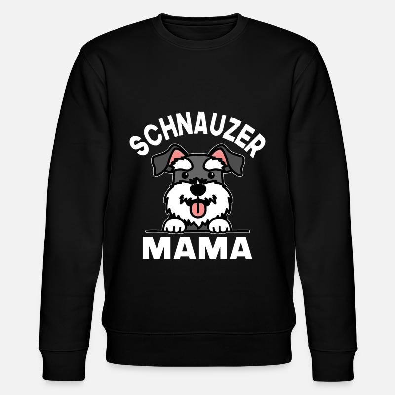 Schnauzer Mama - Stanley/Stella Unisex Bio-Sweatshirt CHANGER  - Schwarz
