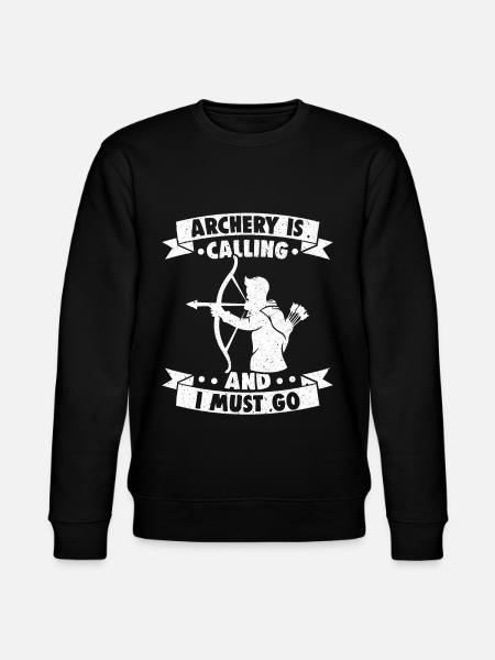 Archer Archery Arrow Archery Archery - Stanley/Stella CHANGER Unisex Organic Sweatshirt - black