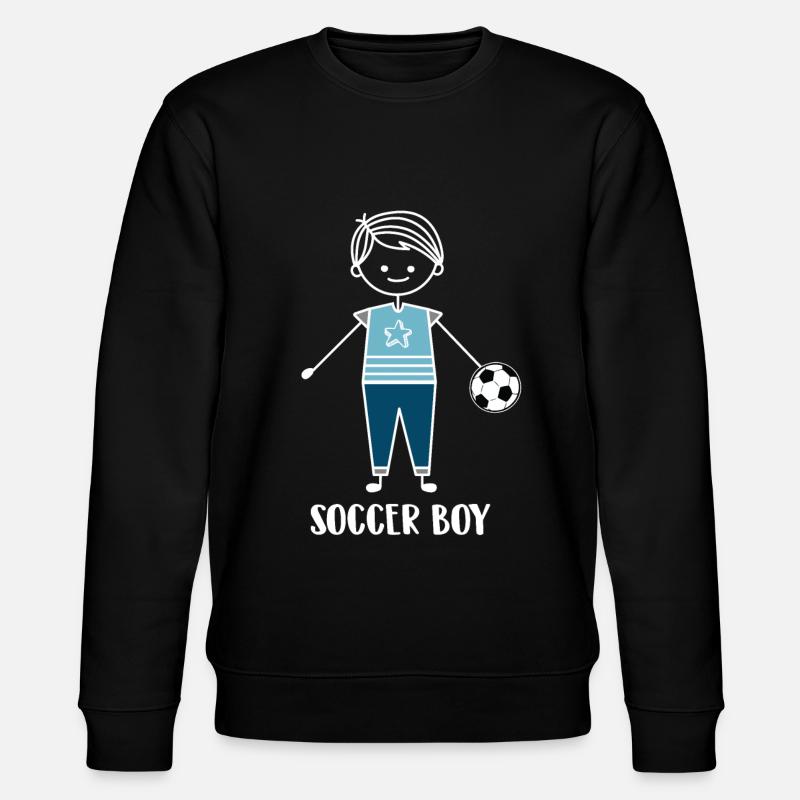 Fußball Fussball - Stanley/Stella Unisex Bio-Sweatshirt CHANGER  - Schwarz