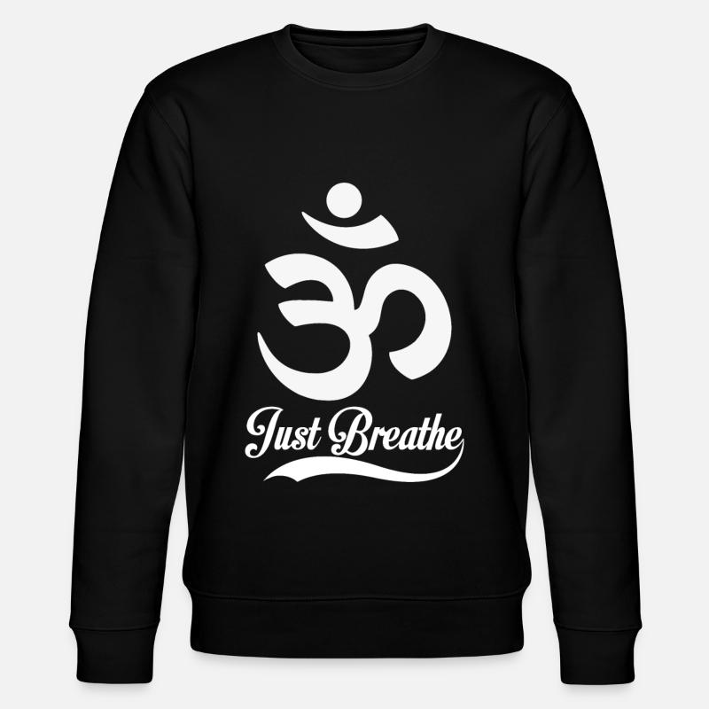 Ohm Namaste - Stanley/Stella CHANGER Unisex Organic Sweatshirt - black