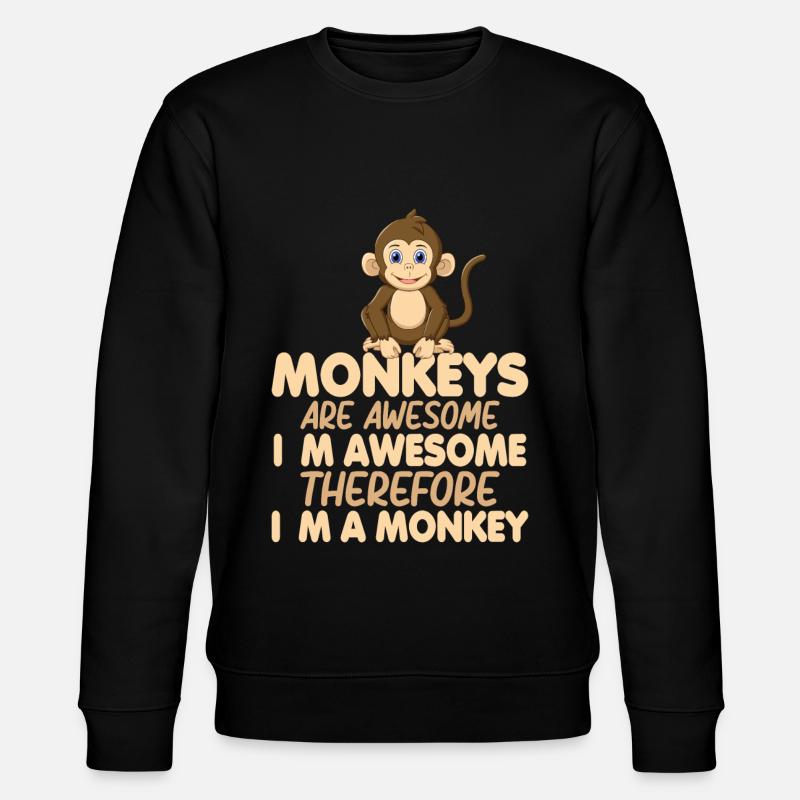 Flying Monkeys - Stanley/Stella Unisex Bio-Sweatshirt CHANGER  - Schwarz