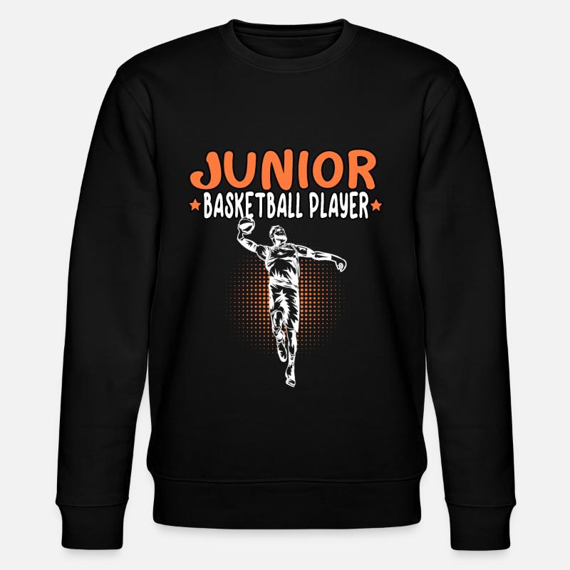 Junior Basketball Player Basketballer - Stanley/Stella Unisex Bio-Sweatshirt CHANGER - Schwarz