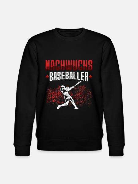 Baseball Nachwuchs Baseballer Baseballspieler - Stanley/Stella Unisex Bio-Sweatshirt CHANGER  - Schwarz