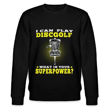 Disc Golf Je peux jouer Disc Golf Disc Golfer - Sweat bio CHANGER Stanley/Stella Unisexe - noir - Devant - Nik (191cm) & Marisol (170cm)