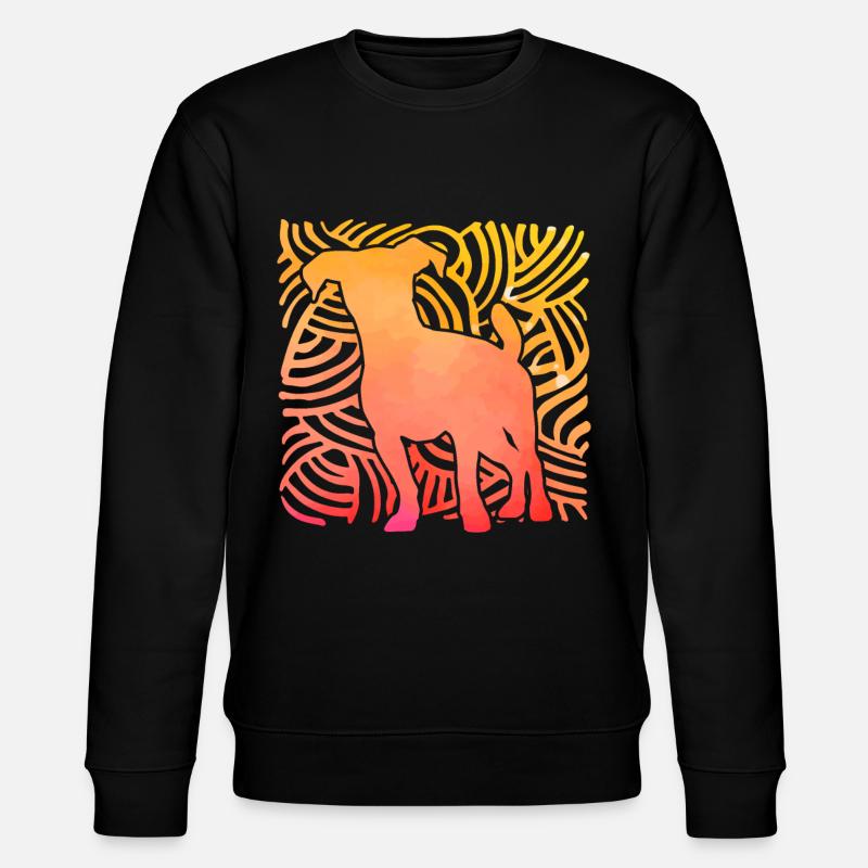 Jack Russell Terrier - Stanley/Stella Unisex Bio-Sweatshirt CHANGER  - Schwarz