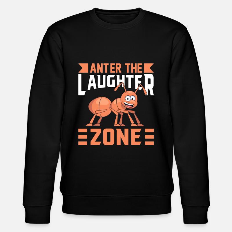 Anter la zone du rire - Sweat bio CHANGER Stanley/Stella Unisexe - noir