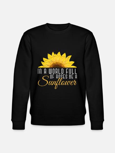 sunflower - Stanley/Stella CHANGER Unisex Organic Sweatshirt - black