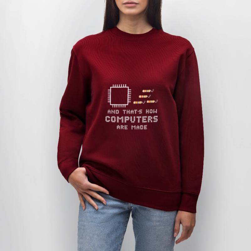 Computer Hardware PC Nerd Mainboard Stanley/Stella Unisex Bio-Sweatshirt CHANGER 