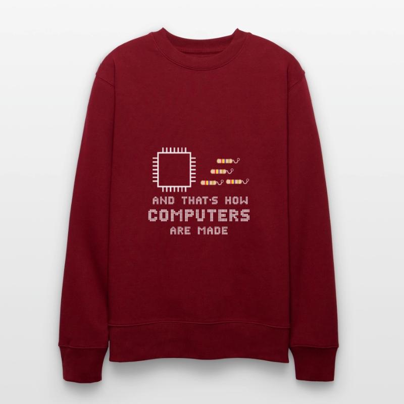 Computer Hardware PC Nerd Mainboard Stanley/Stella Unisex Bio-Sweatshirt CHANGER 