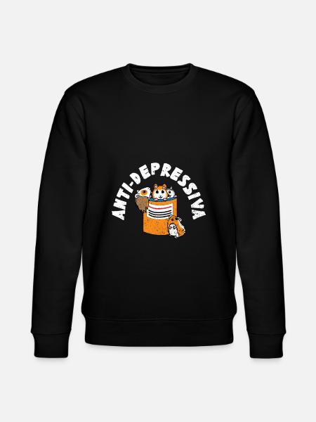 Antidepressants Psychotropic Drugs Thymoleptic - Stanley/Stella CHANGER Unisex Organic Sweatshirt - black