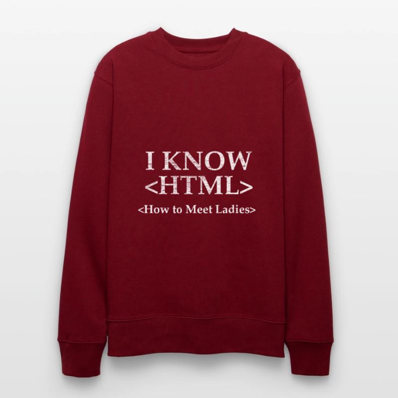 Code Encodage Codeur Codage Informaticien Sweat bio CHANGER Stanley/Stella Unisexe