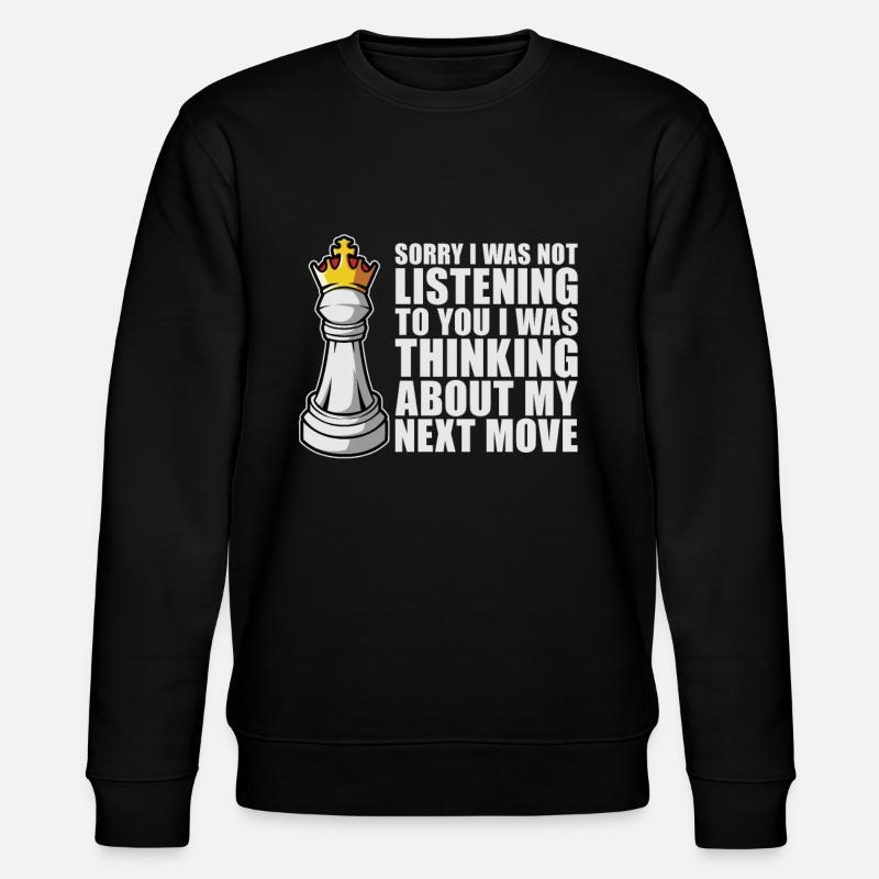 Chess chess piece - Stanley/Stella CHANGER Unisex Organic Sweatshirt - black