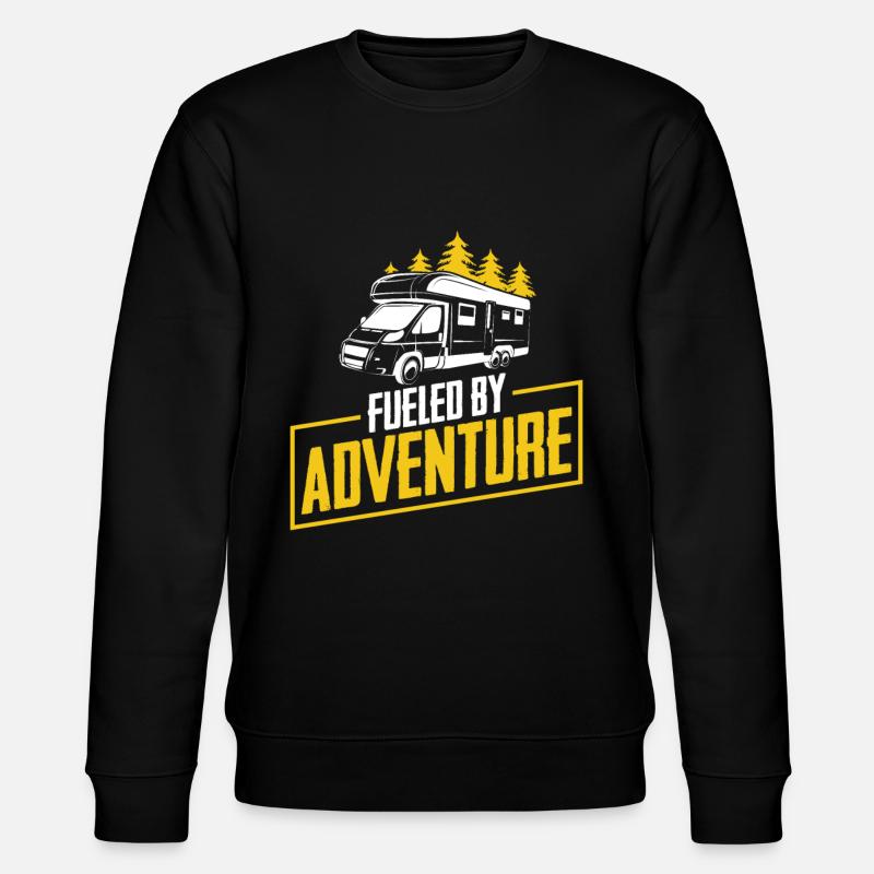 Wohnwagen Wohnmobil Caravan Camper - Stanley/Stella Unisex Bio-Sweatshirt CHANGER - Schwarz