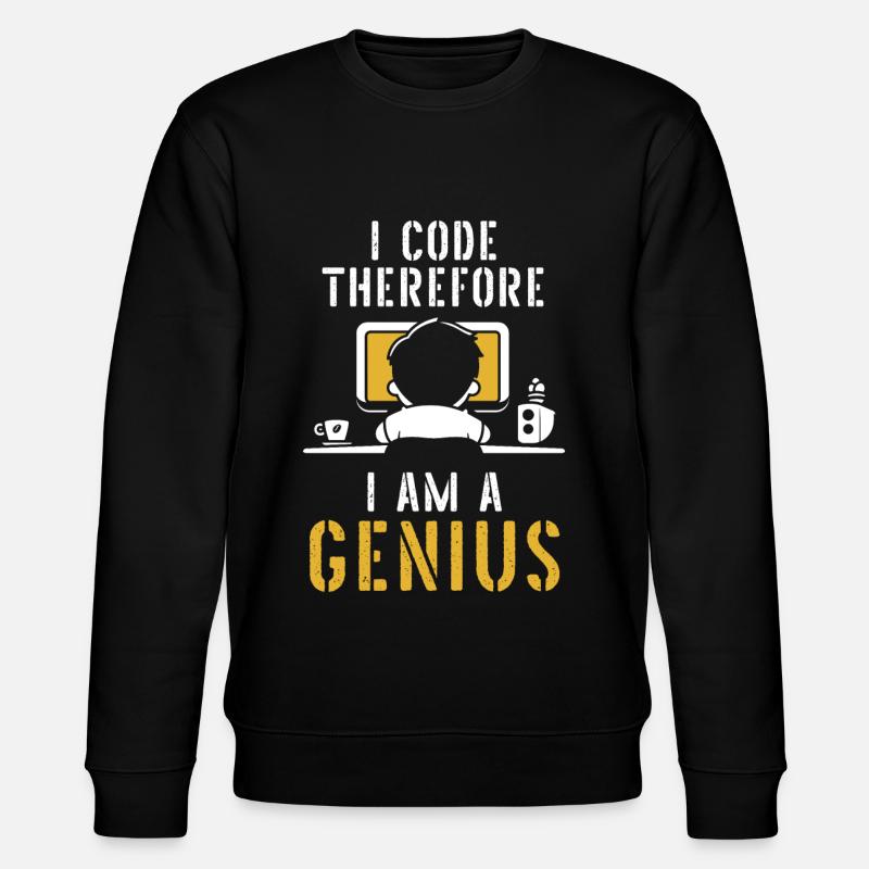 Programmer Coder Software Developer - Stanley/Stella CHANGER Unisex Organic Sweatshirt - black