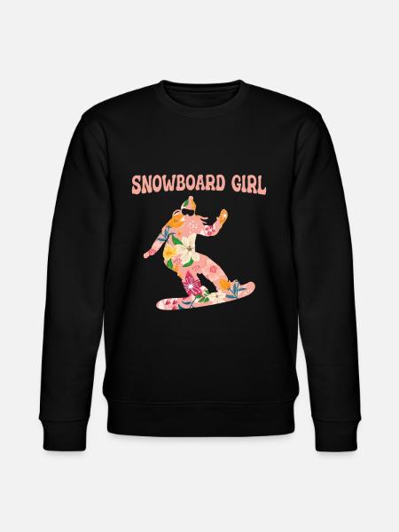 Snowboard Snowboarder Snowboarding - Stanley/Stella CHANGER Unisex Organic Sweatshirt - black