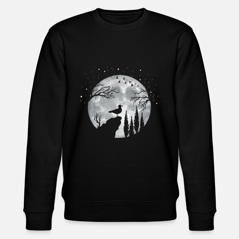 Seagull Seagull - Stanley/Stella CHANGER Unisex Organic Sweatshirt - black
