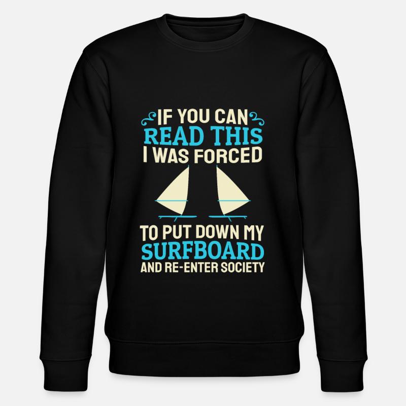 Planche à voile Windsurfen - Sweat bio CHANGER Stanley/Stella Unisexe - noir