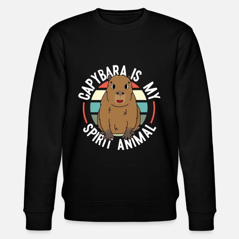 Capybara capybara rongeur - Sweat bio CHANGER Stanley/Stella Unisexe - noir