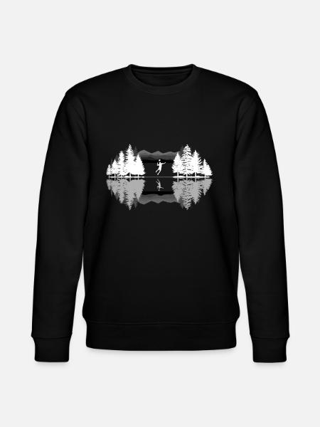 Badminton Federball - Stanley/Stella CHANGER Unisex Organic Sweatshirt - black