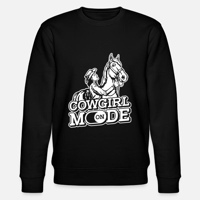 Équitation Rodéo - Sweat bio CHANGER Stanley/Stella Unisexe - noir