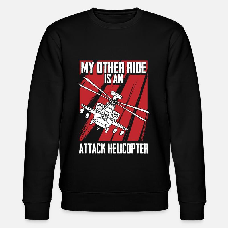 Hélicoptère Hélicoptère Pilote Heli - Sweat bio CHANGER Stanley/Stella Unisexe - noir