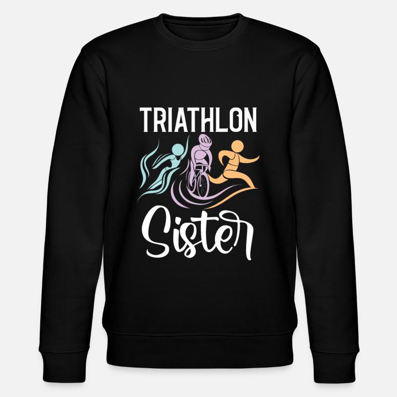Triathlon - Stanley/Stella Unisex Bio-Sweatshirt CHANGER  - Schwarz