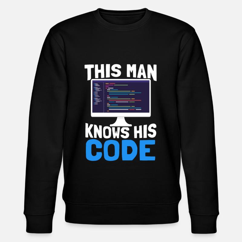 Programmer Coder Software Developer - Stanley/Stella CHANGER Unisex Organic Sweatshirt - black
