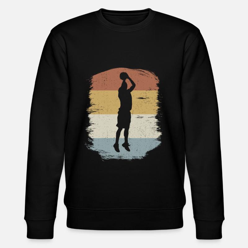 Basketteur de basket-ball - Sweat bio CHANGER Stanley/Stella Unisexe - noir