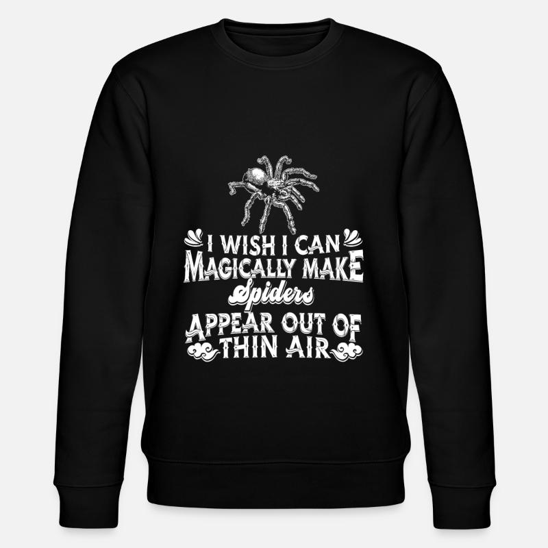Spinne Haustier - Stanley/Stella Unisex Bio-Sweatshirt CHANGER  - Schwarz
