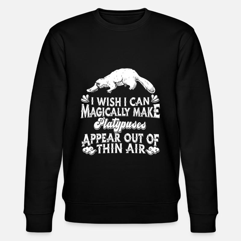 Schnabeltier Platypus - Stanley/Stella CHANGER Unisex Organic Sweatshirt - black