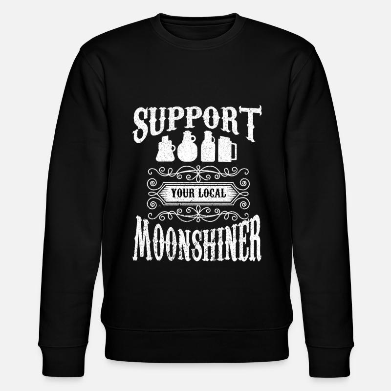 Schnaps brennen Schnapsbrenner Selbstgebrannter - Stanley/Stella Unisex Bio-Sweatshirt CHANGER  - Schwarz