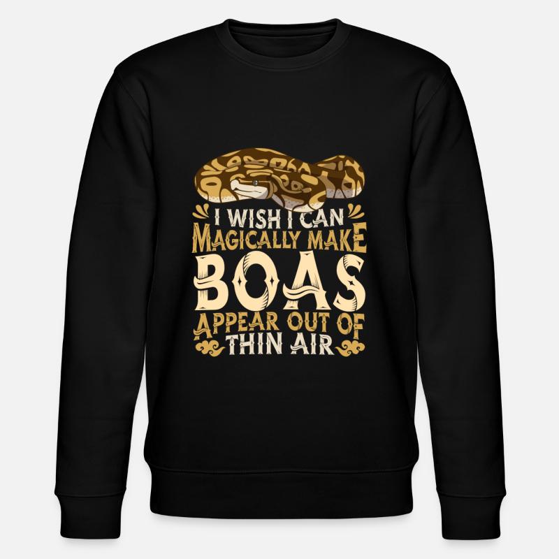 Boa Constrictor Serpent - Sweat bio CHANGER Stanley/Stella Unisexe - noir