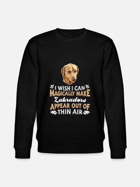 Labrador Dog - Stanley/Stella CHANGER Unisex Organic Sweatshirt - black