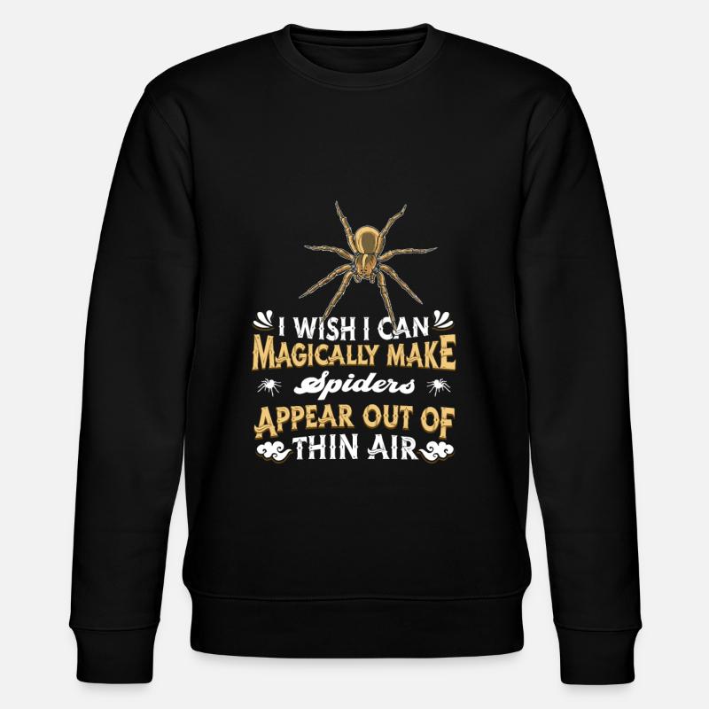 Spinne Haustier - Stanley/Stella Unisex Bio-Sweatshirt CHANGER  - Schwarz