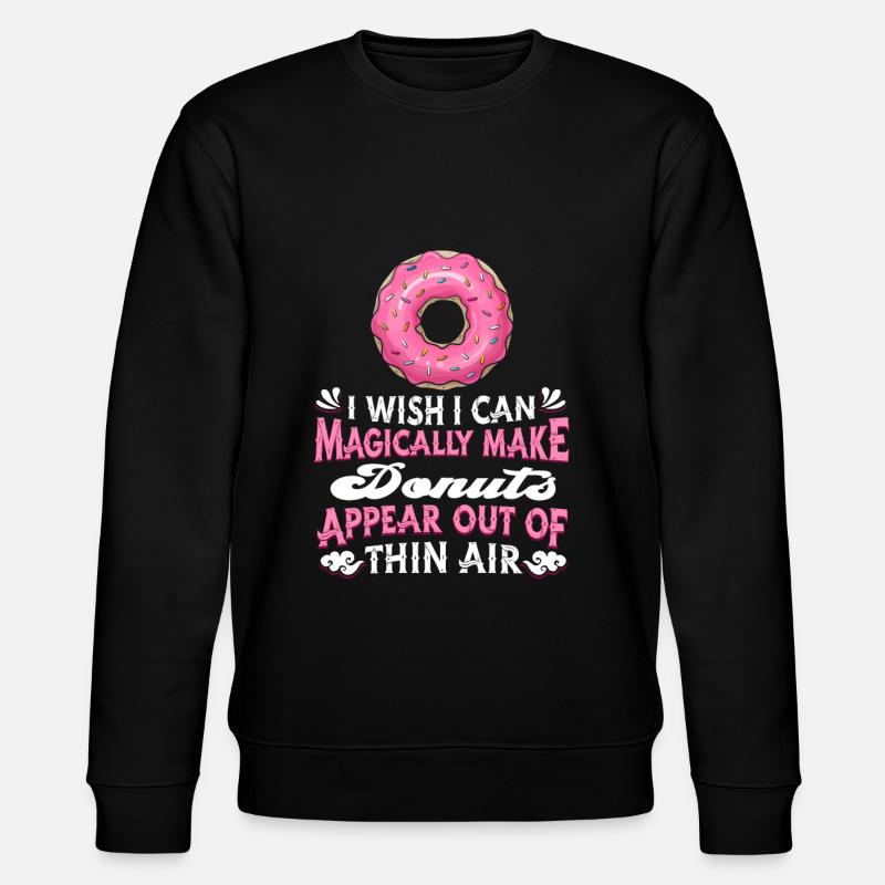 Donut Doughnut - Stanley/Stella Unisex Bio-Sweatshirt CHANGER  - Schwarz