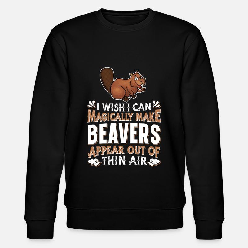 Beaver - Stanley/Stella CHANGER Unisex Organic Sweatshirt - black