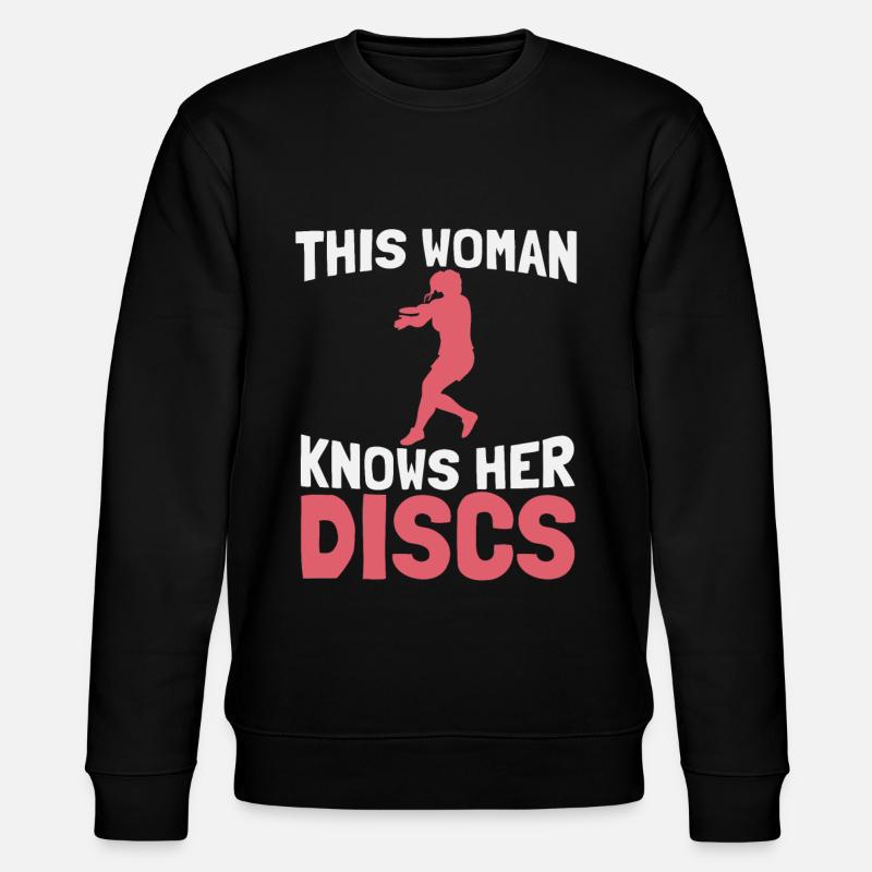 Frisbee Golf - Stanley/Stella CHANGER Unisex Organic Sweatshirt - black
