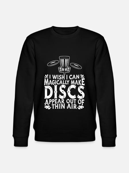 Frisbee Golf - Stanley/Stella Unisex Bio-Sweatshirt CHANGER  - Schwarz