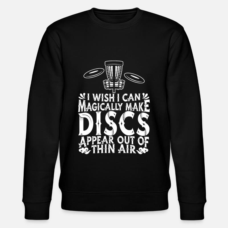 Frisbee Golf - Stanley/Stella CHANGER Unisex Organic Sweatshirt - black