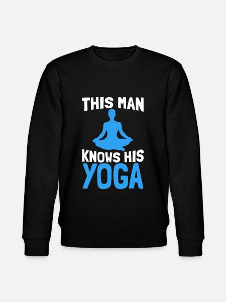 Yoga Yogi - Stanley/Stella CHANGER Unisex Organic Sweatshirt - black