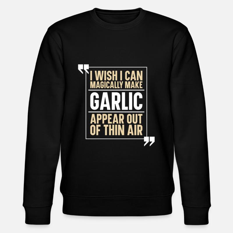 Garlic Spice Knobi Knofi - Stanley/Stella CHANGER Unisex Organic Sweatshirt - black