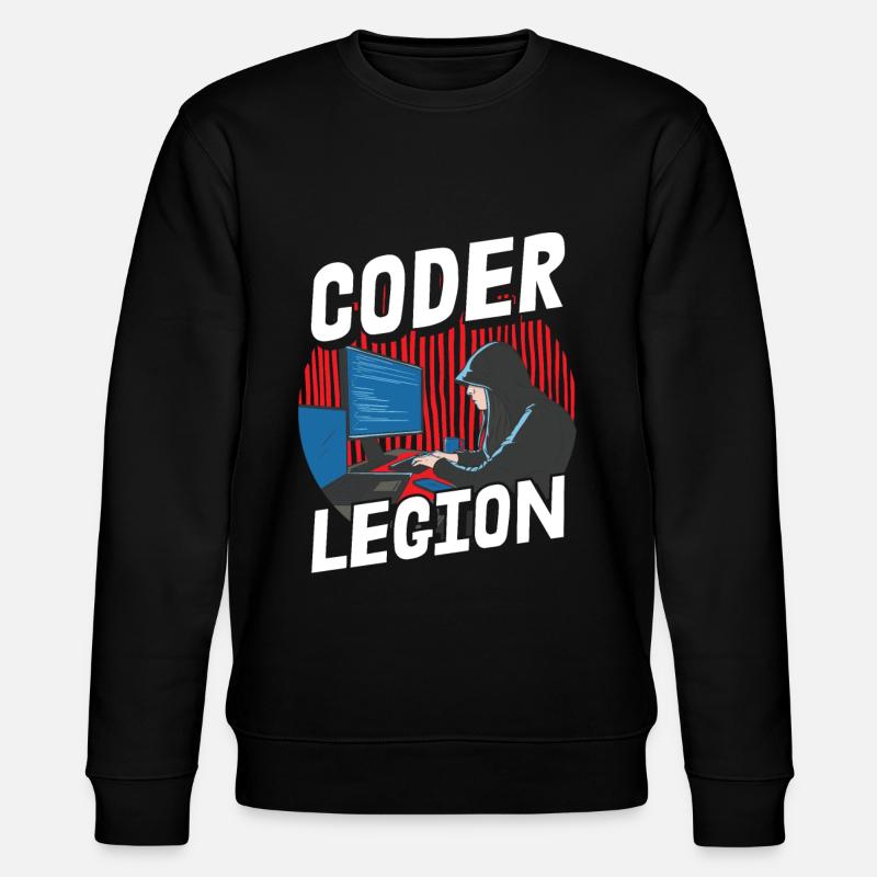 Programmer Coder Software Developer - Stanley/Stella CHANGER Unisex Organic Sweatshirt - black