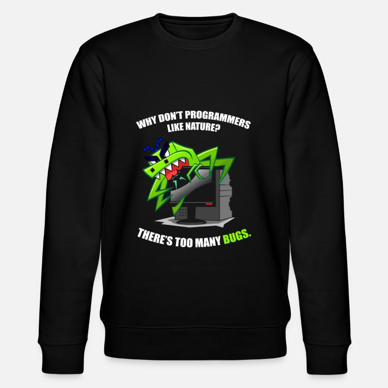Programmer Coder Software Developer - Stanley/Stella CHANGER Unisex Organic Sweatshirt - black